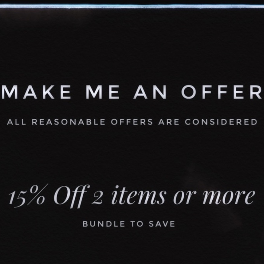 Promotional Offer Sign